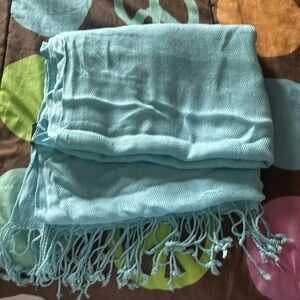 Baby blue 100% Rayvon scarf.